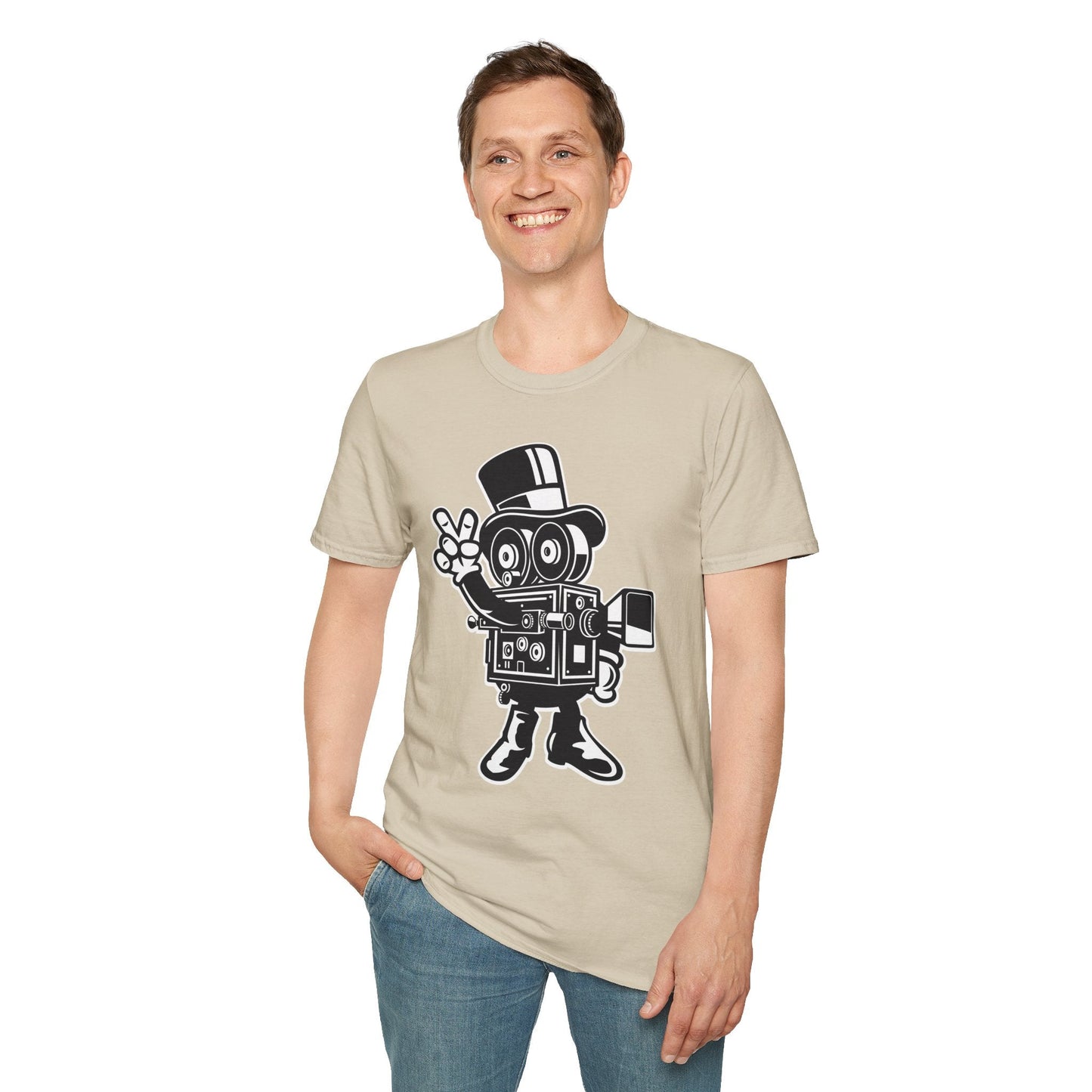 Cartoon T Shirt Animation T Shirt Funny Tee Unisex Gildan Softstyle 64000 Comfort Fit All Day