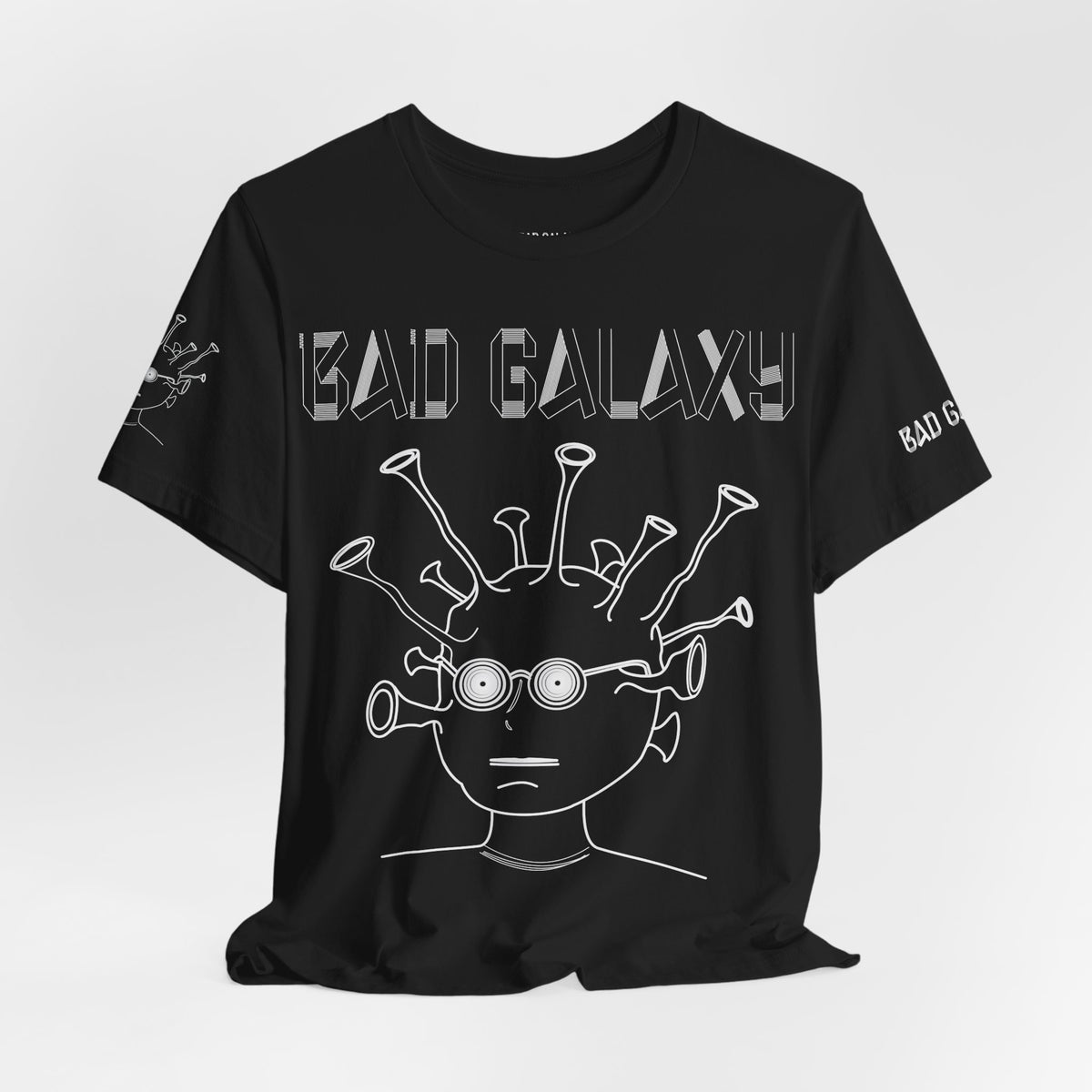 Alien Graphic Unisex Cotton Bella+Canvas Tee with Art Design b53