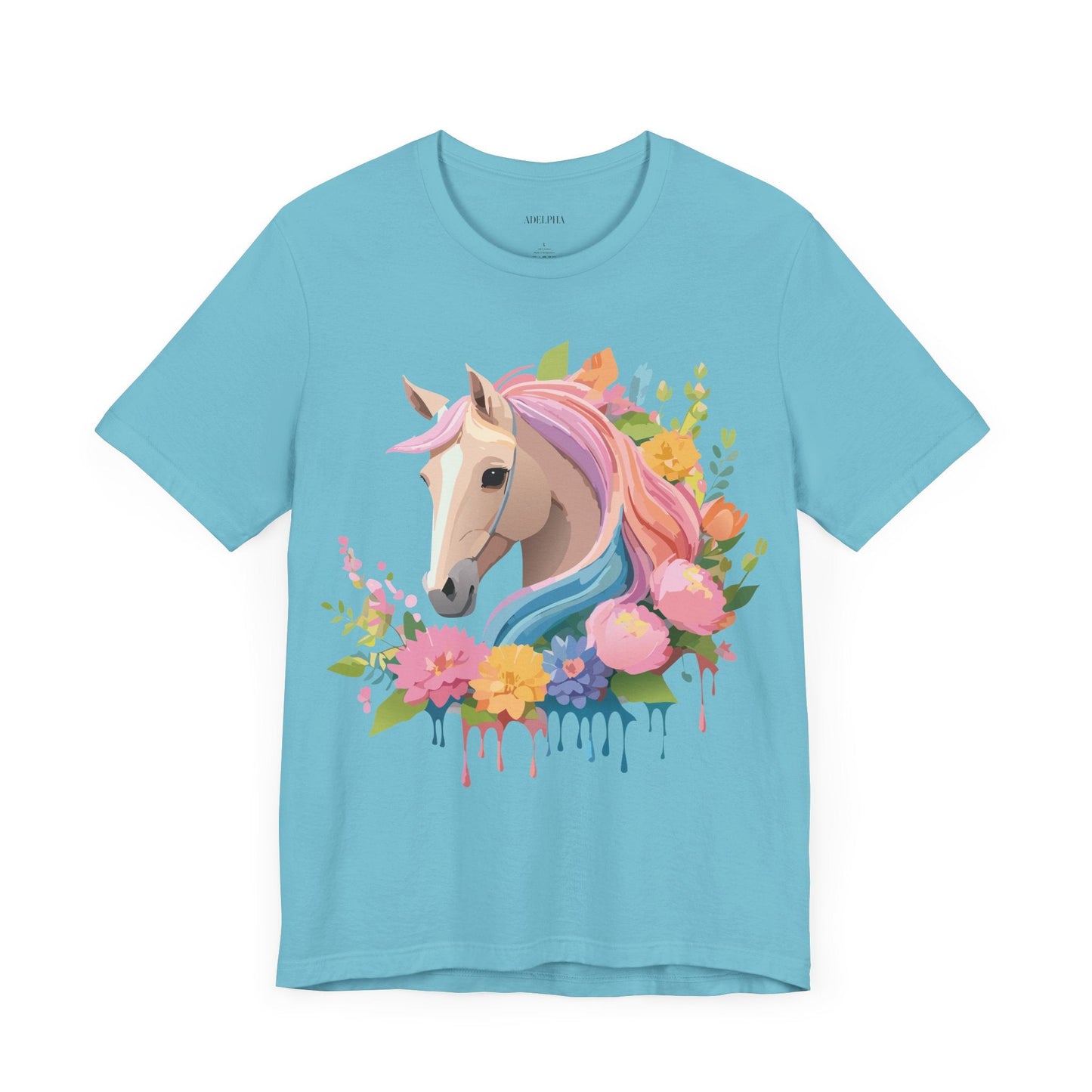 Horse Graphic Unisex 100 Cotton Vintage Animal Art T-Shirt 2