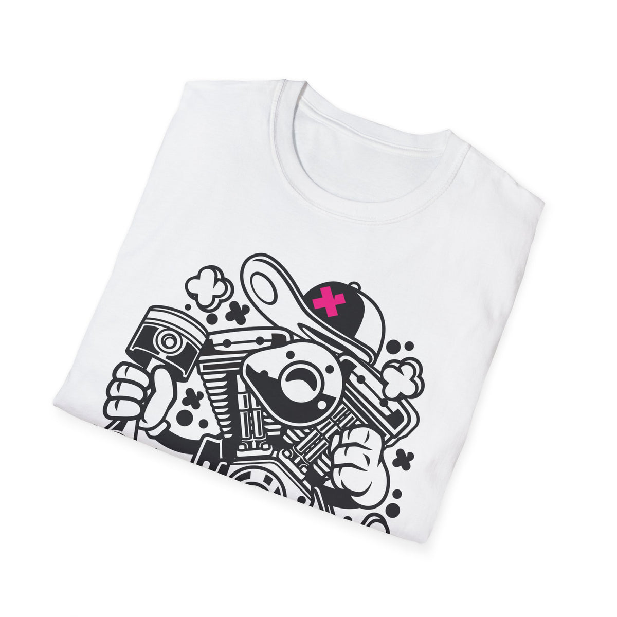 Funny Cartoon Animation Graphic Unixes Gildan Cotton Tee Shirt 706