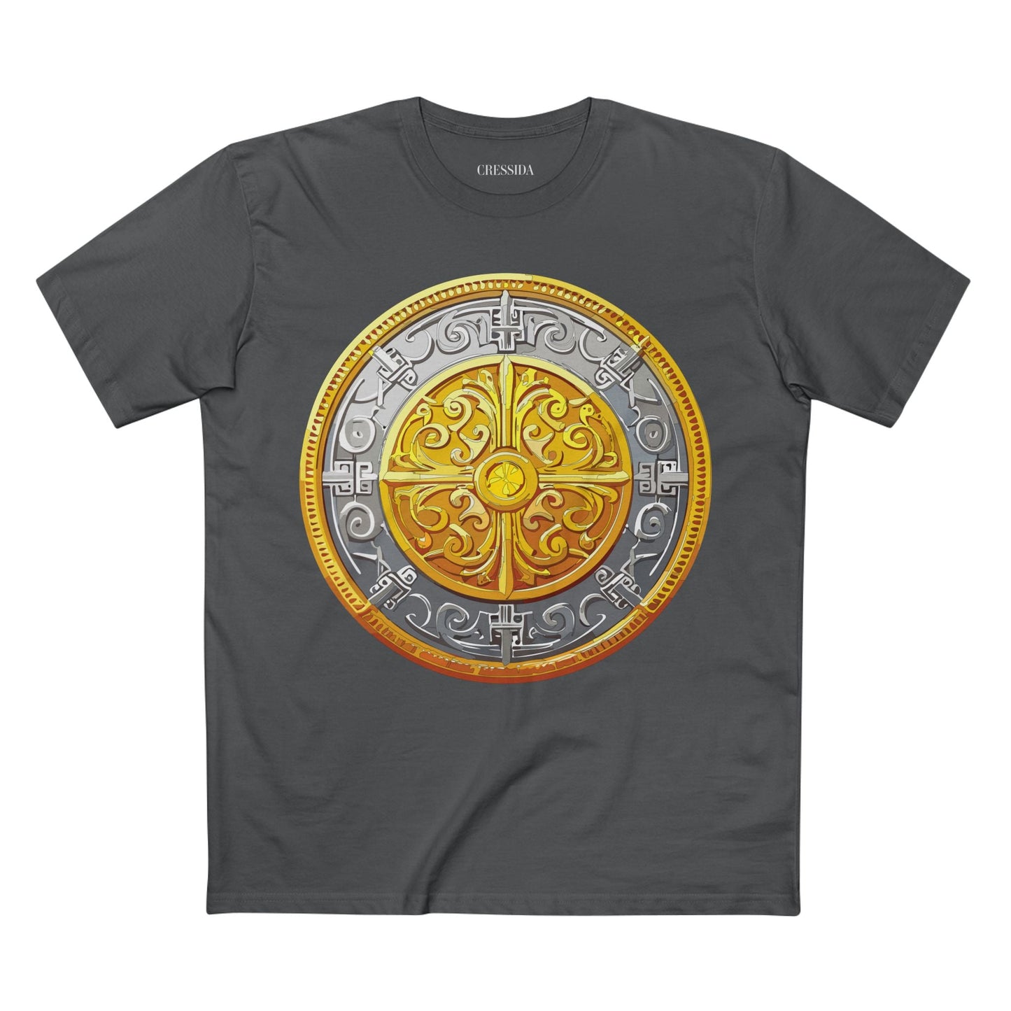 Antique Gold Coin Graphic Design T-Shirt Unisex 100 Cotton With Golden Print Artwork Tee 18