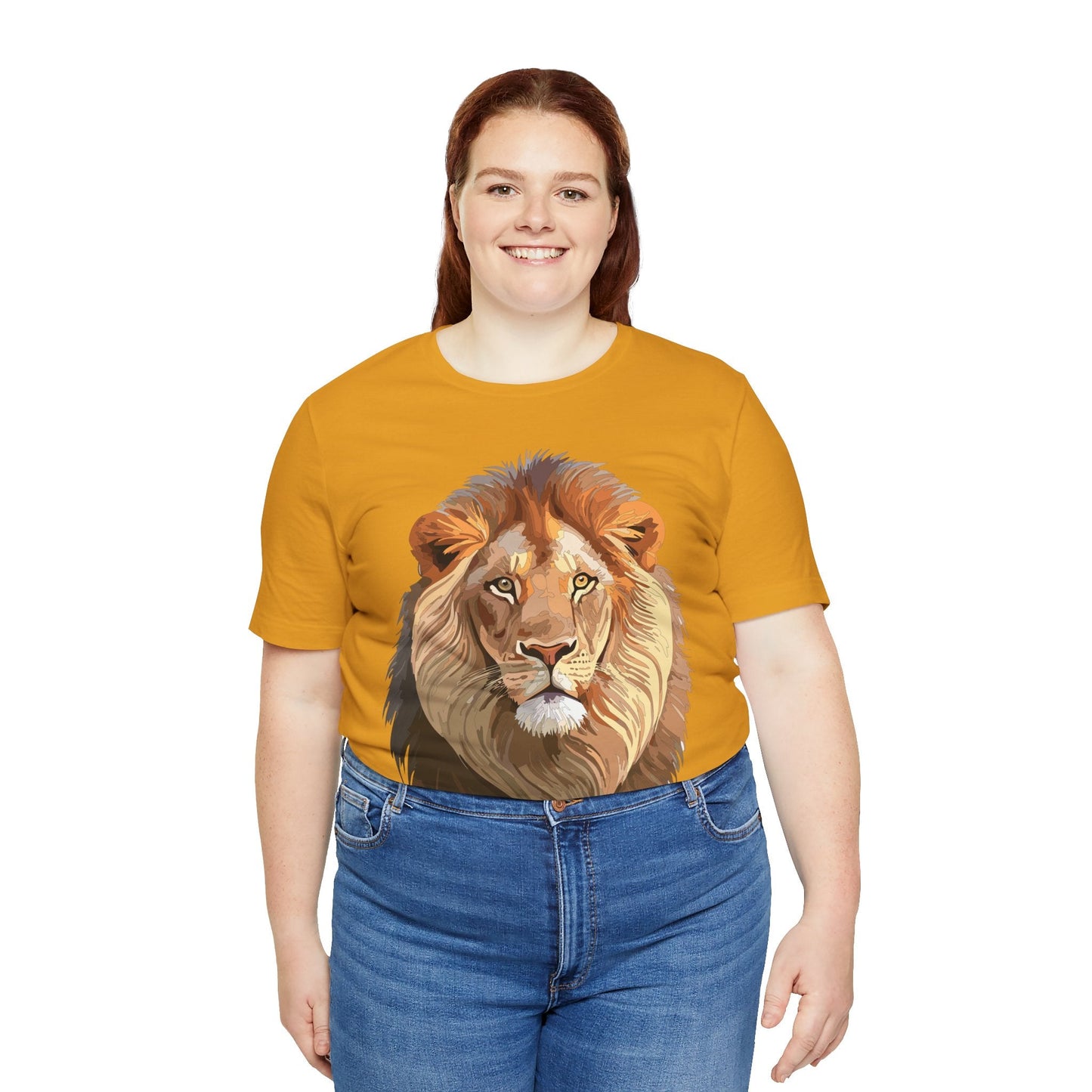 Unisex Animal Graphic Tee Shirt With Wild Animals Art Design For Everyday Wear Casual