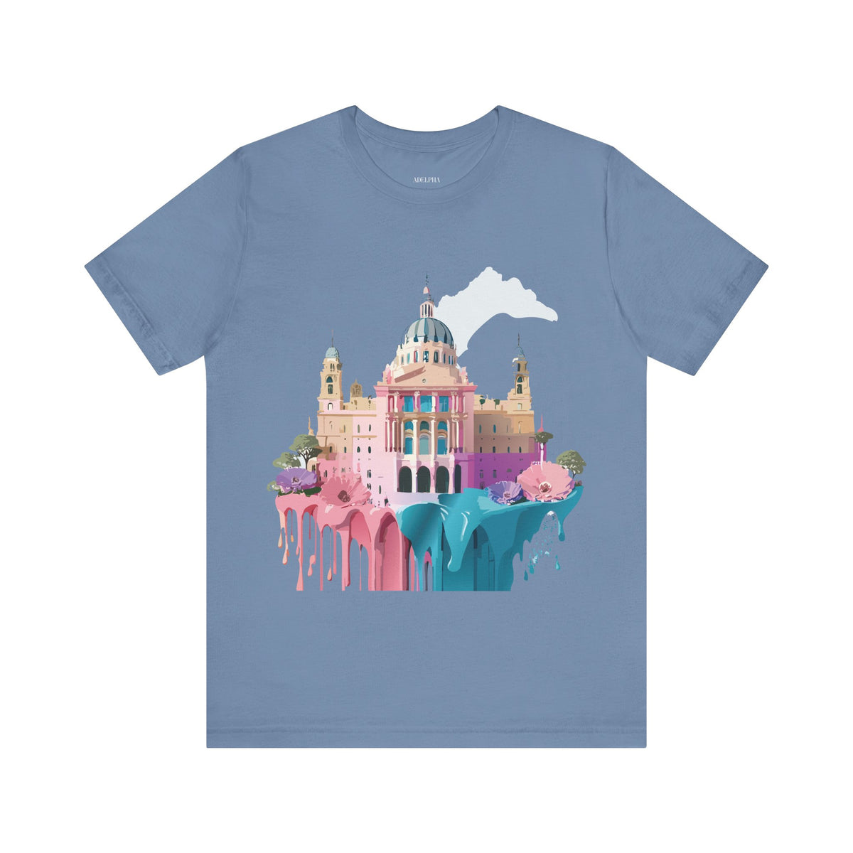 Graphic Unisex Cotton Bella+Canvas Tee Shirt with Madrid