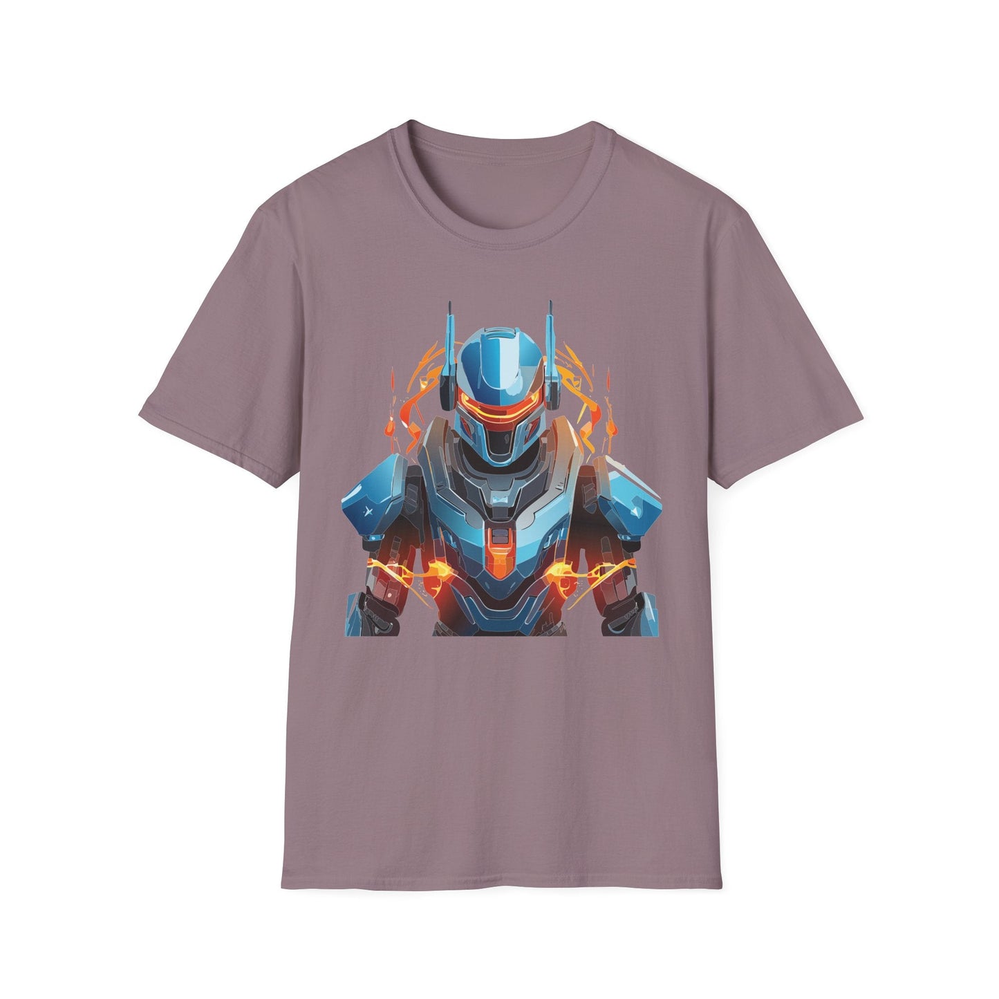Cyborg Tee Robot Shirt Terminator Design Unisex Gildan Softstyle 64000 100 Percent Ring Spun Cotton