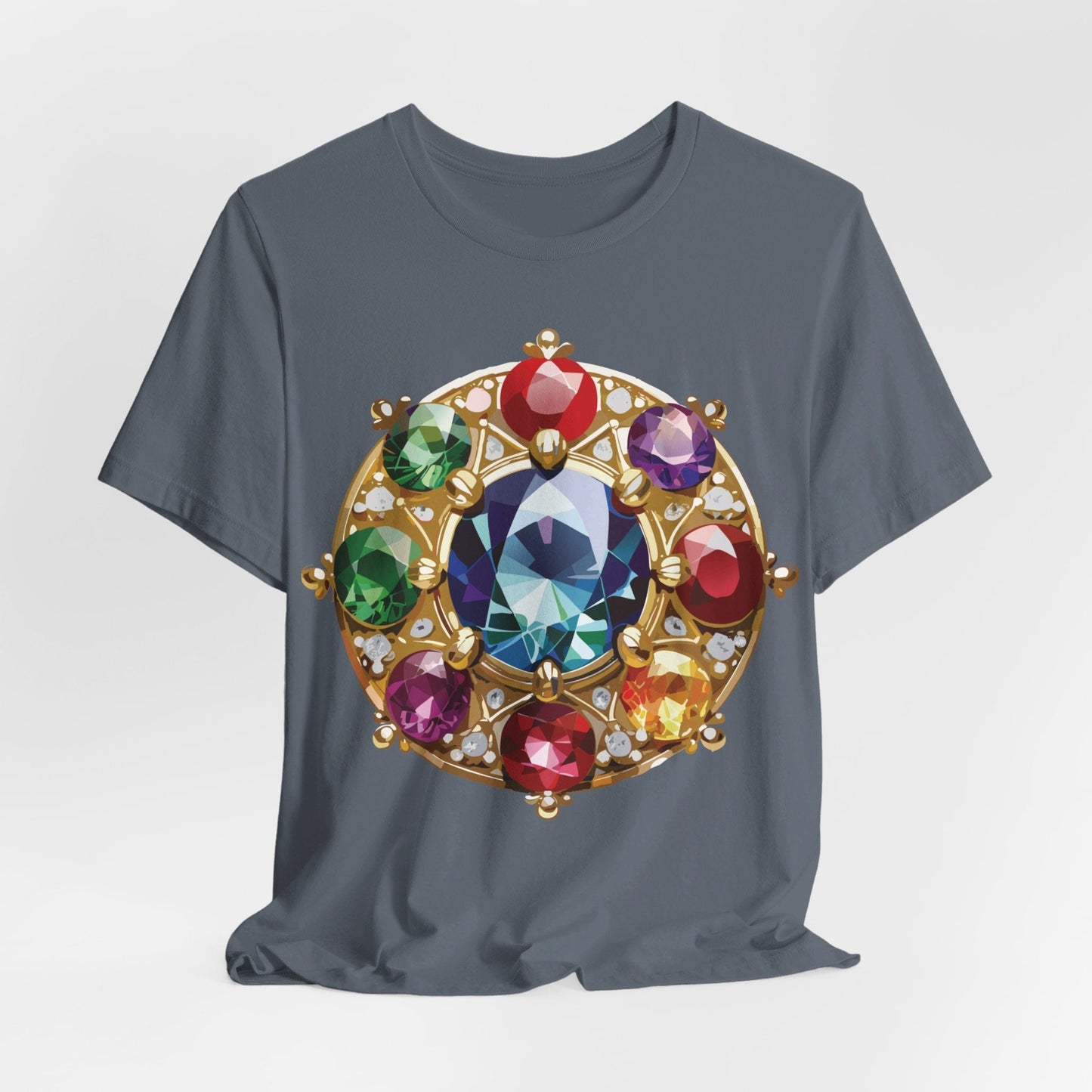 Jewelry Graphic Unisex 100 Cotton Vintage Treasure Art T-Shirt 39