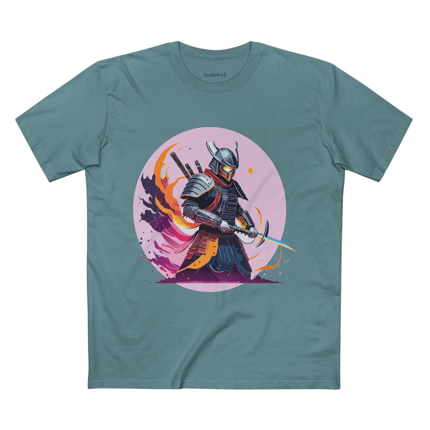 Samurai Graphic Unisex 100 Cotton Staple Tee 6