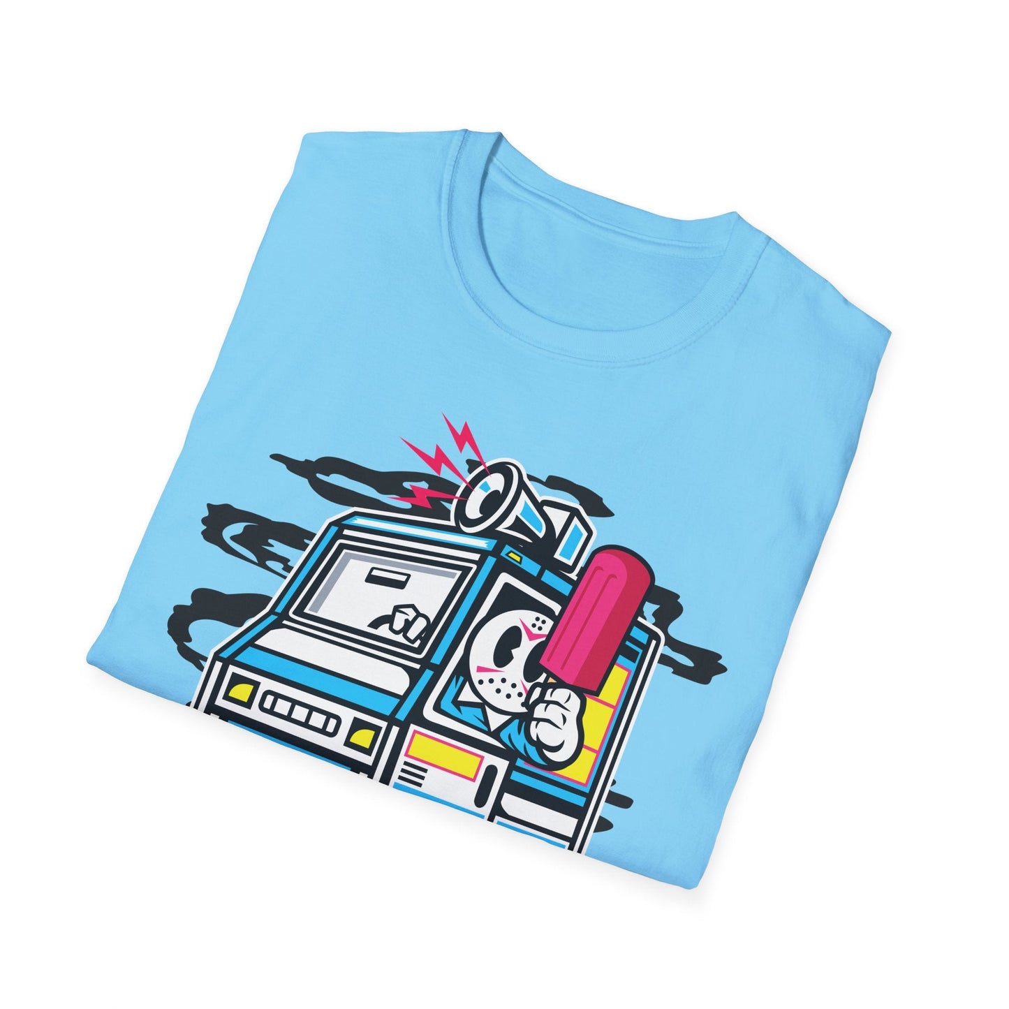 Cartoon T Shirt Animation Tee Funny Unisex Softstyle Gildan 64000 100 Percent Ring Spun Cotton
