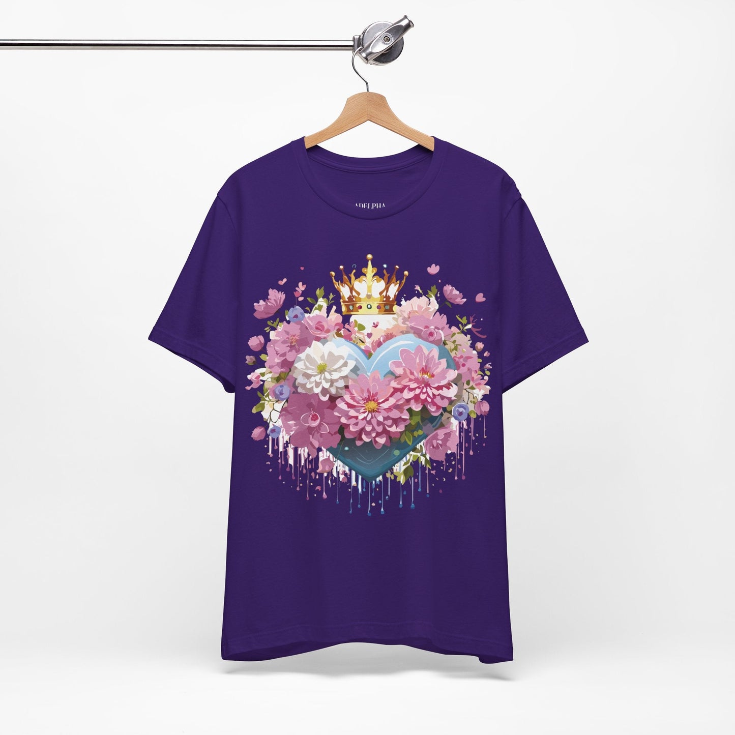 Valentine Graphic T Shirt Unisex Adelpha Vintage Inspired Artwork Tee Premium Short Sleeve