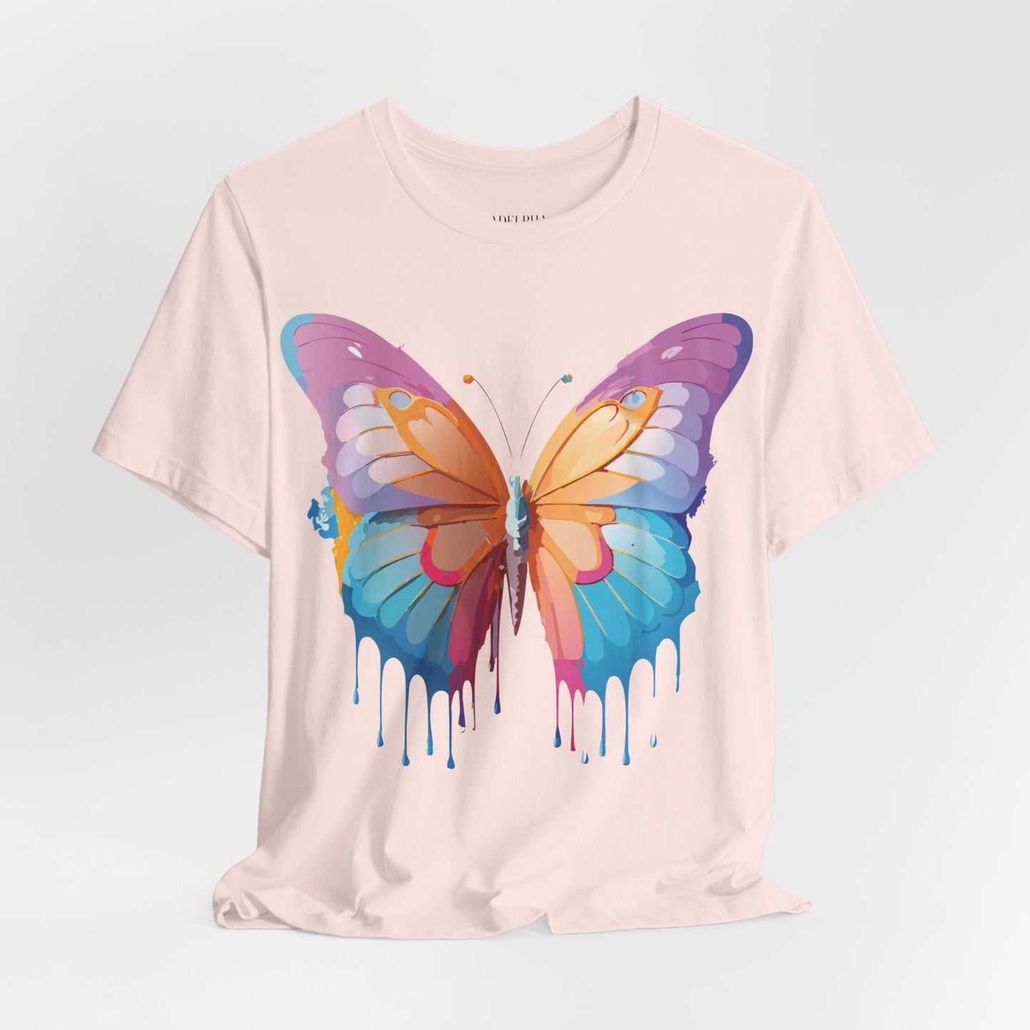 Butterfly Graphic Unisex 100 Cotton Lightweight Vintage Design Jersey Tee 91