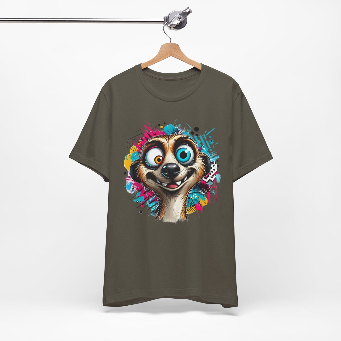 Squirrel Shirt, Funny Squirrel Tee Shirt, Funny Animal T-Shirt, Cartoon Top, Animal Tees, Art Design T-Shirt, Graphic Tee