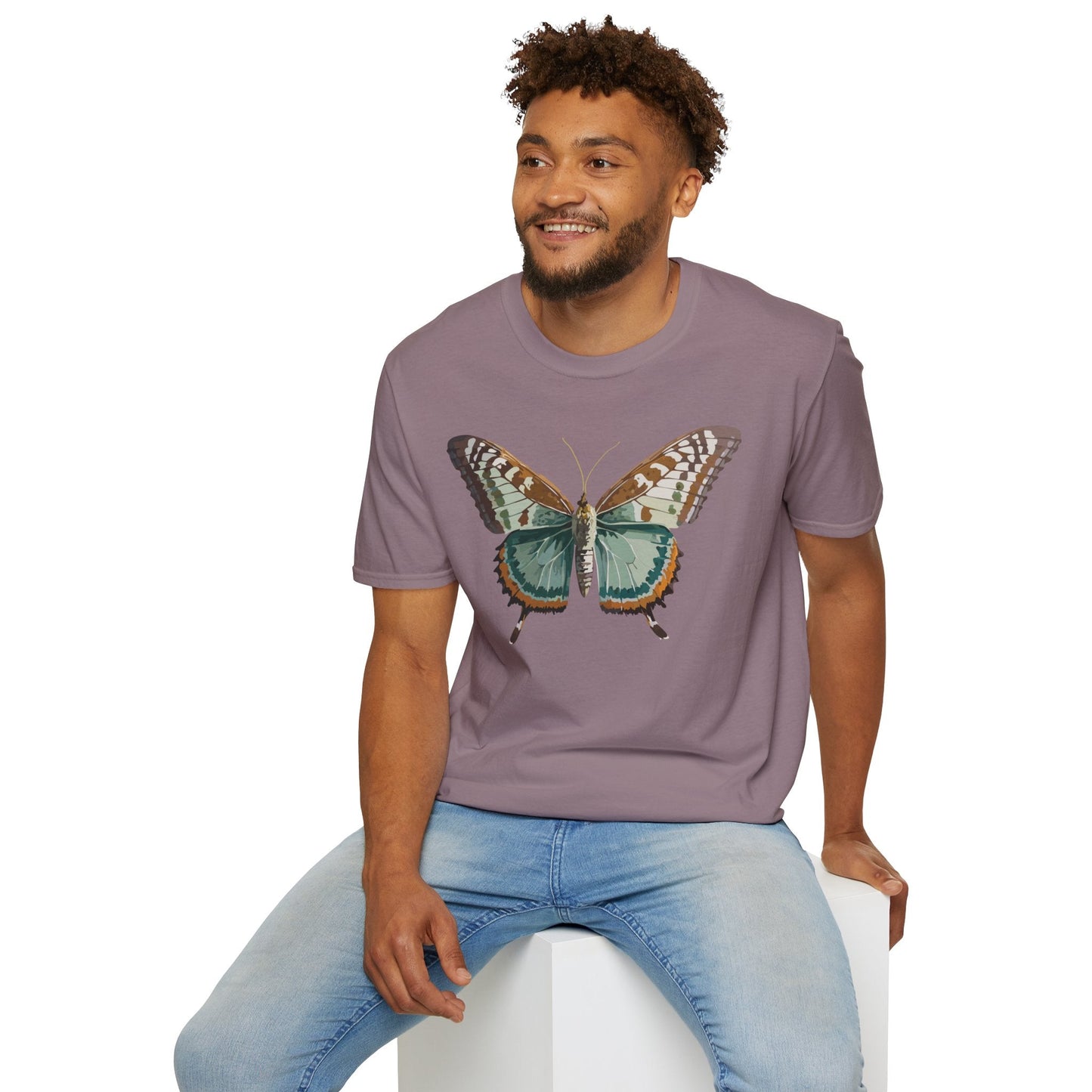 Butterfly Monarch Shirt Unisex Gildan Softstyle 64000 T Shirt 100 Percent Cotton