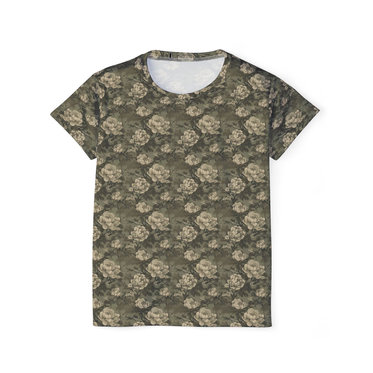 Women Poly T-Shirt with Floral Print