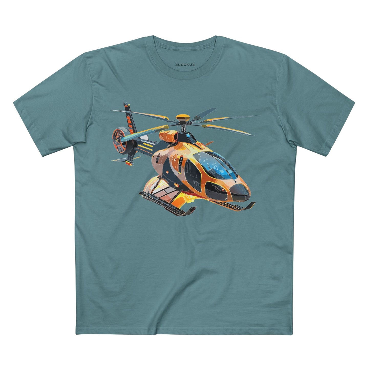 Chopper Graphic Unisex 100 Cotton Staple Tee 6