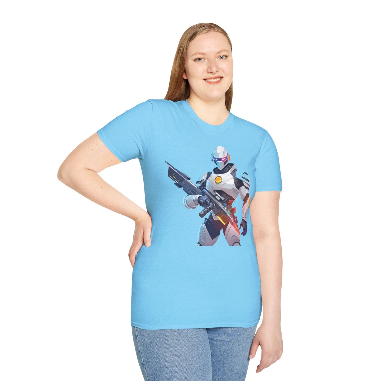 Unisex Robocop T Shirt Graphic With Classic Robocop Design Softstyle 100 Cotton Tee