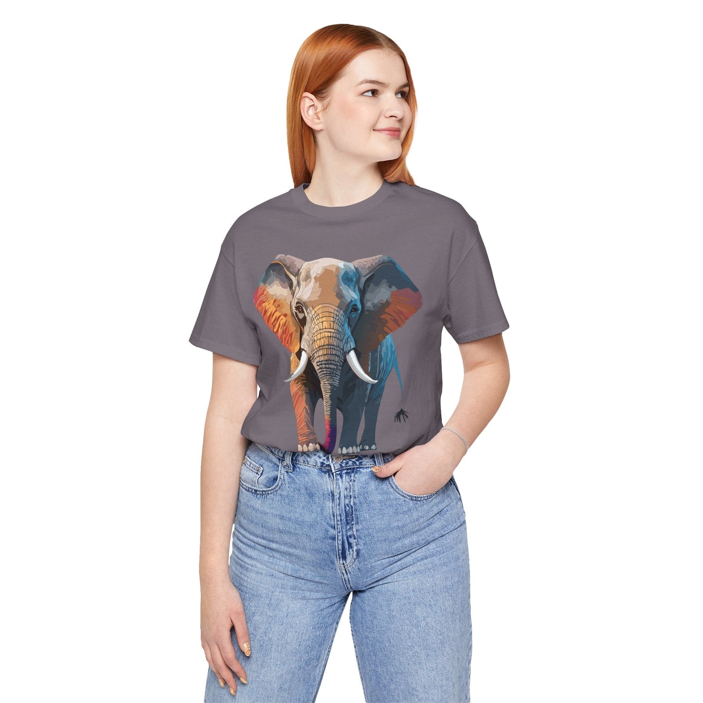 Unisex Animal Shirt With Animals Art Design Graphic Tee Short Sleeve Wild Animals