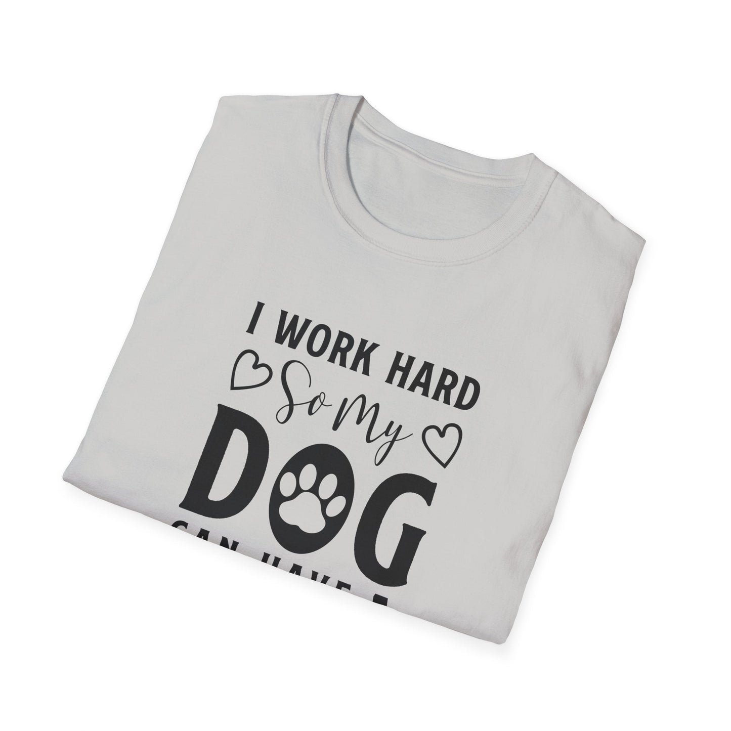 Dog Slogan T Shirts With Funny Words Unisex Tee Shirt Cute Quotes Gildan Softstyle 64000 Cotton