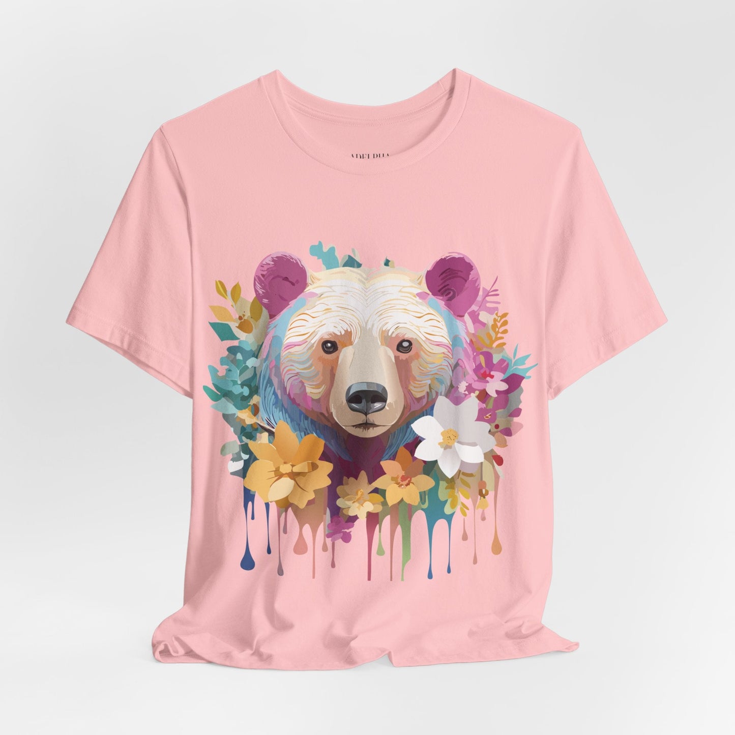 Adelpha Bear Graphic Tee Unisex Short Sleeve Shirt Art Design