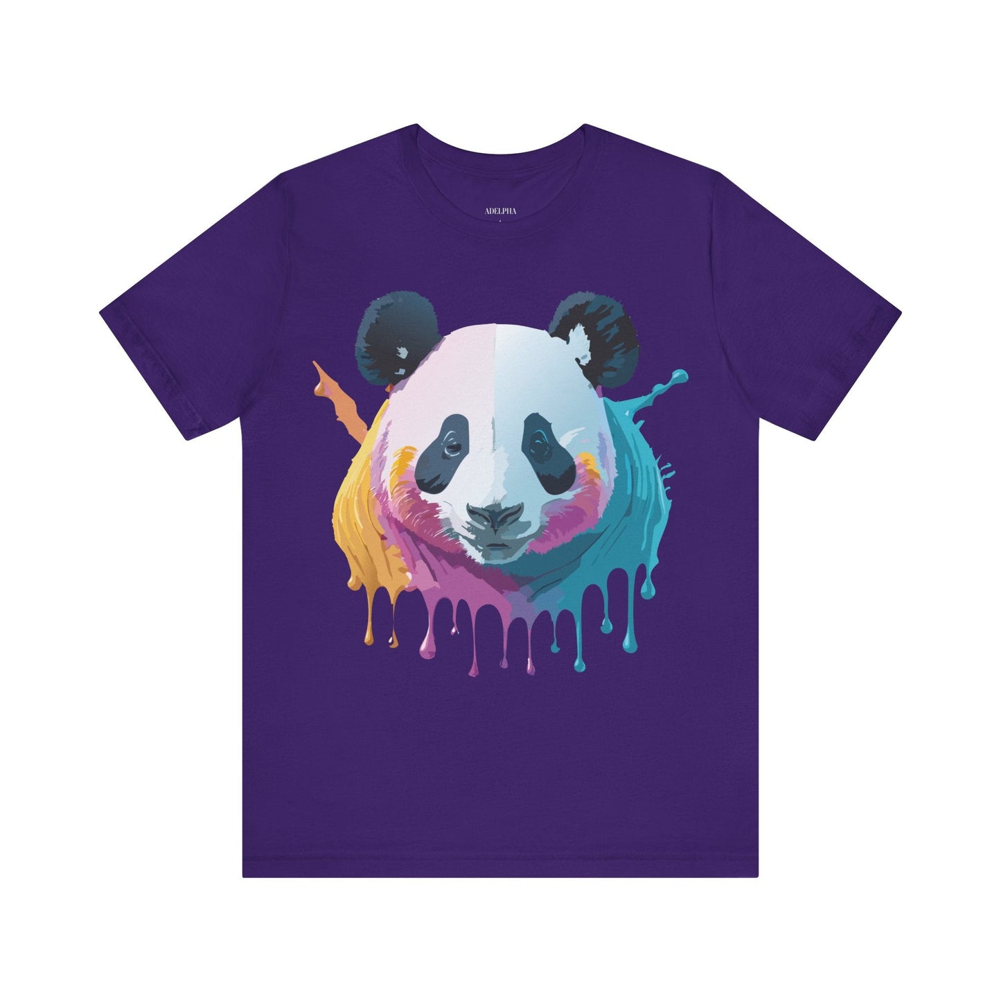 Adelpha Panda Graphic Tee Unisex Vintage Inspired Art Design Short Sleeve Shirt Edition