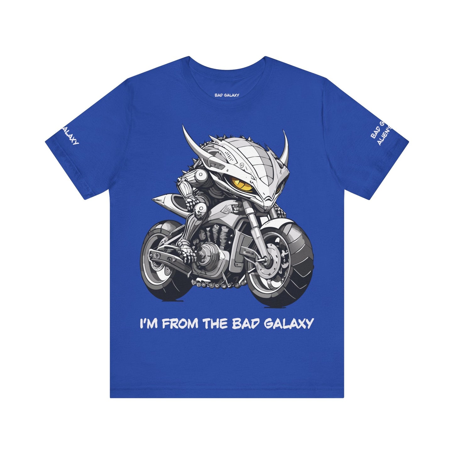 Alien Tee Shirt From Bad Galaxy 100 Percent Cotton Eco Friendly Inks Made In USA