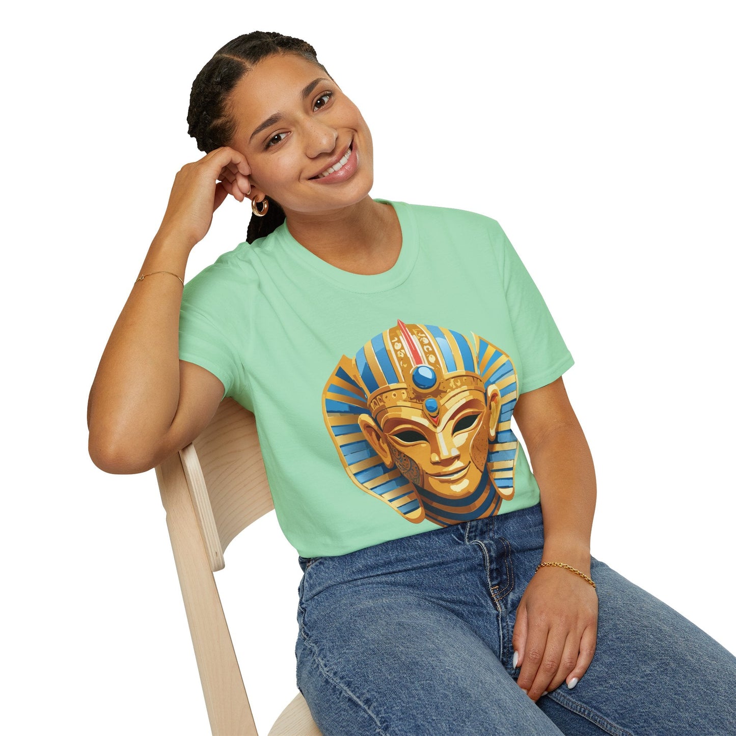 Mask Tee Shirt Unisex Masquerade Tee Softstyle Ring Spun Cotton Comfort For Everyday Wear