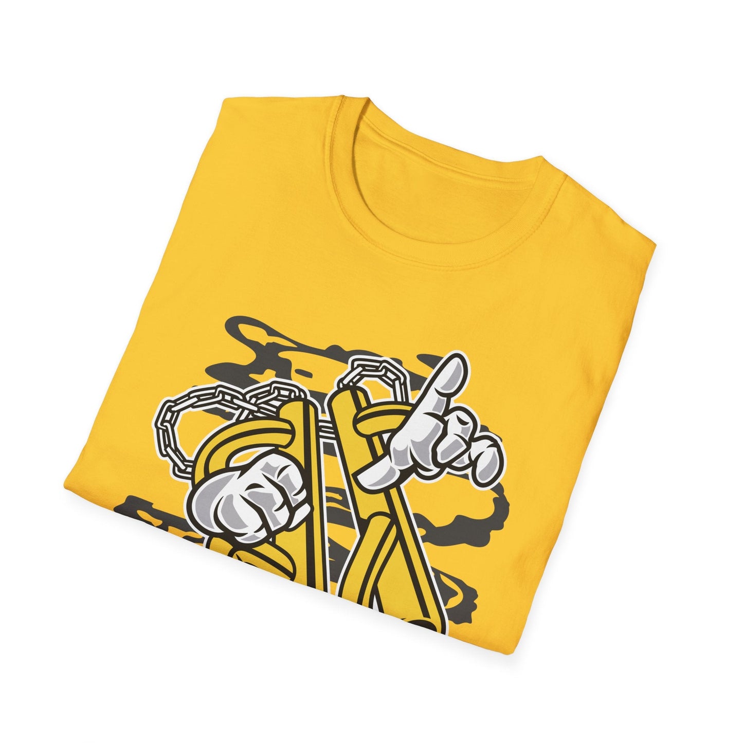 Cartoon T Shirt Animation T Shirt Funny Tee Unisex Softstyle 100 Percent Cotton 64000