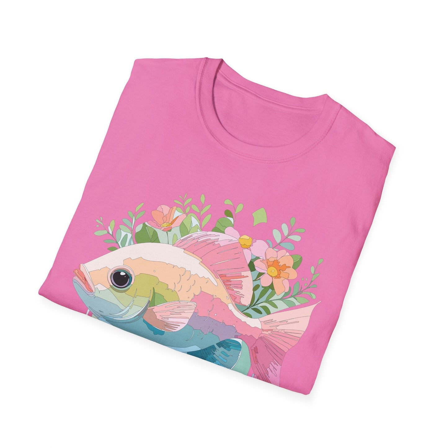 Fish Art Design Shirt, T Shirt with Fish, Graphic Shirt, Tee Shirt with Graphic Design, Shirt with Fish Graphic Art