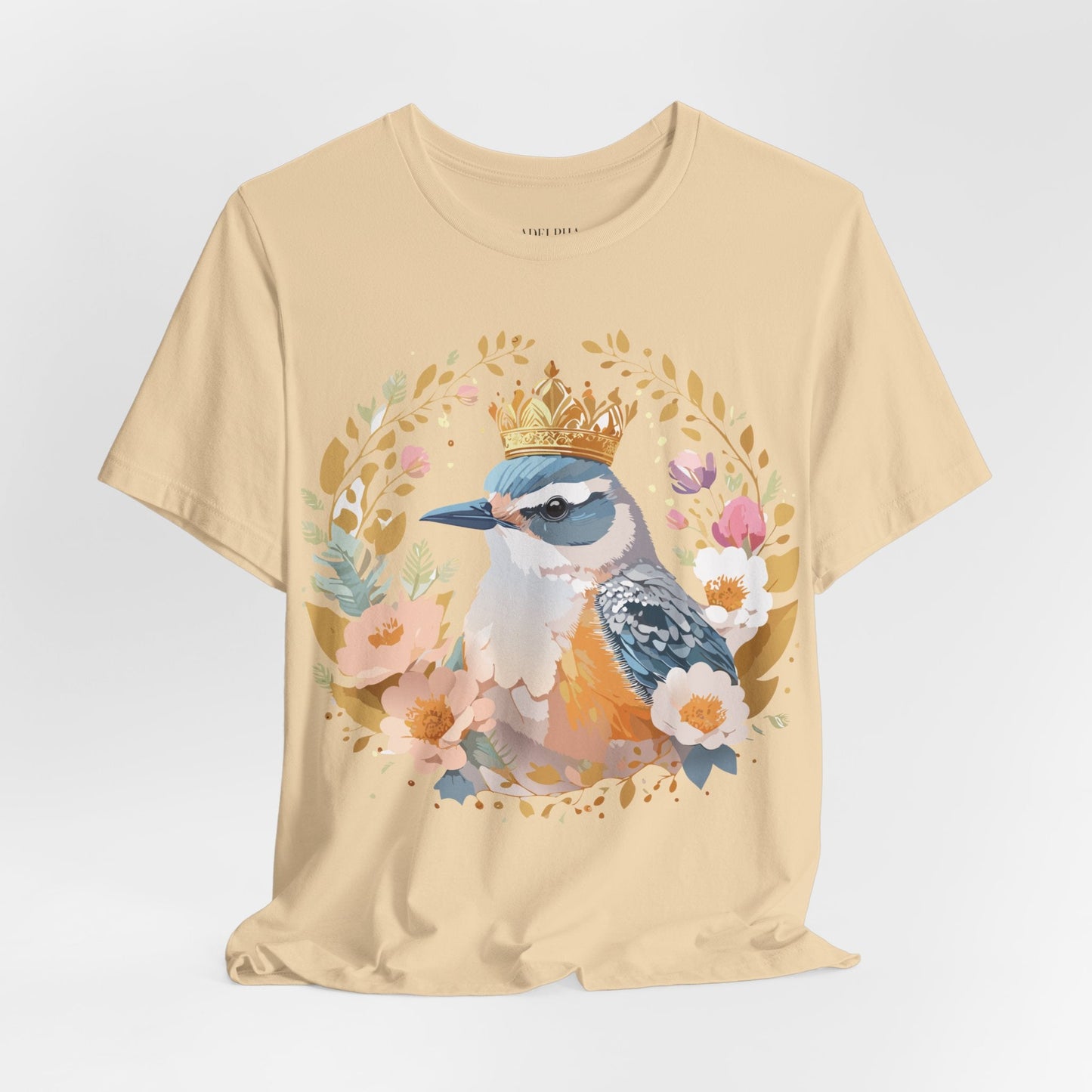 Medallion Graphic Unisex 100 Cotton Vintage Animal Medal Artwork Tee 33