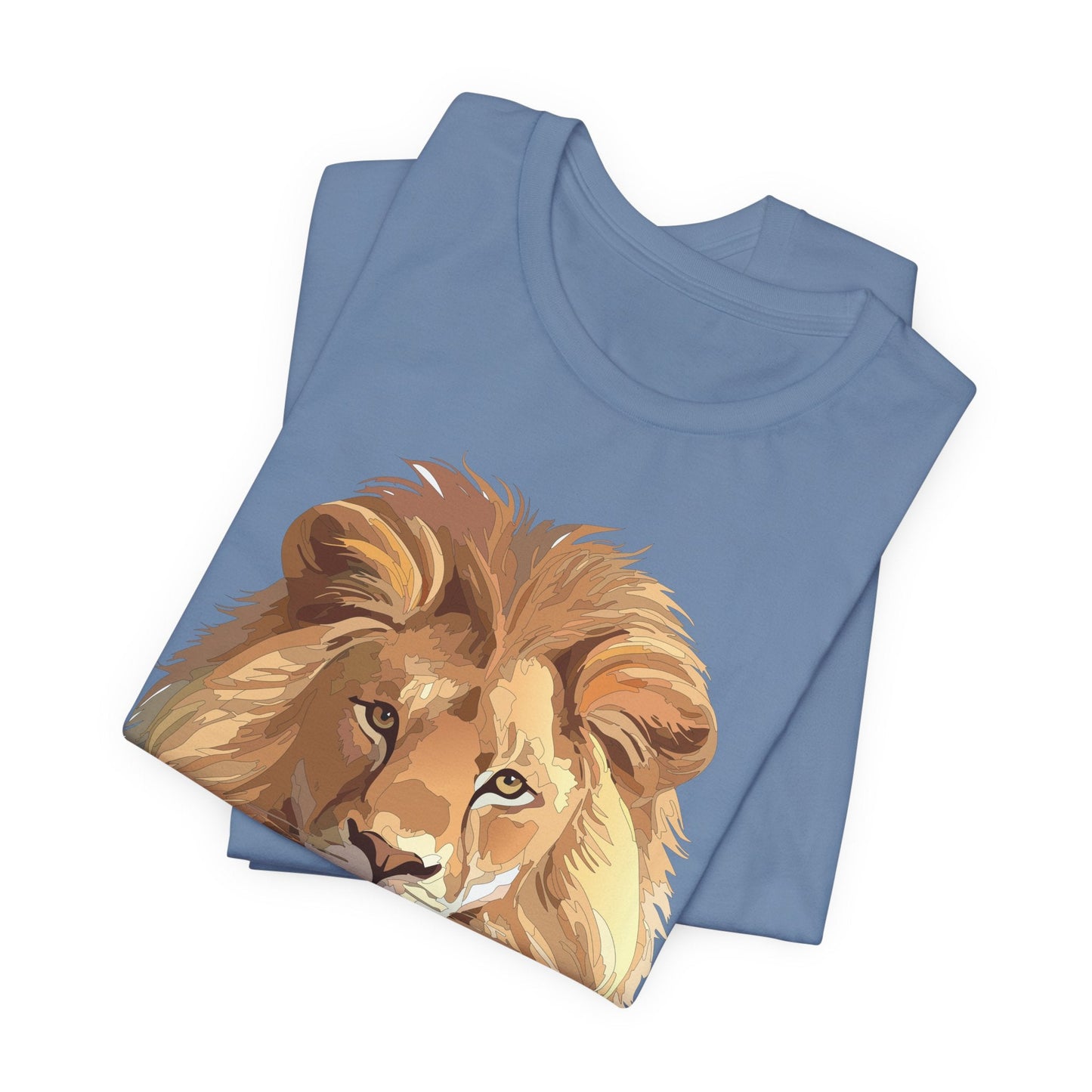 Unisex Animal Art Tee Shirt With Wild Animals Design Gildan 64000 Softstyle Cotton