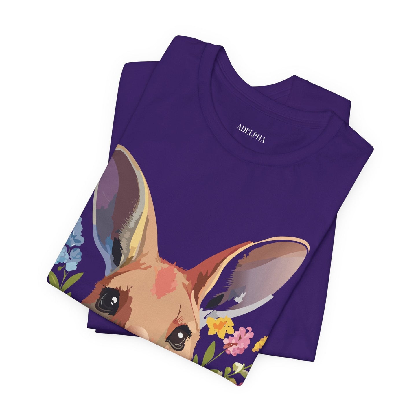 Kangaroo Graphic Unisex 100 Cotton Vintage Animal Artwork Tee 3