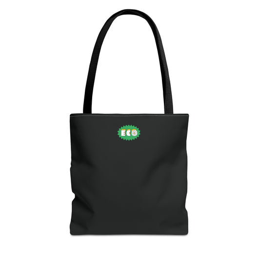 ECO BLACK COLOR CANVAS BAG HIGH-QUALITY 100% SPUN POLYESTER 3 SIZES BAG-E3