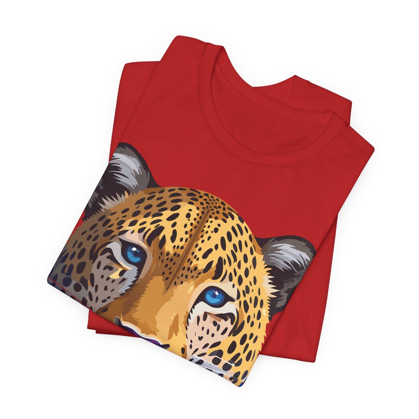 Unisex Animal Graphic Tee Shirt With Wildlife Art Design For Everyday Comfort Short Sleeve