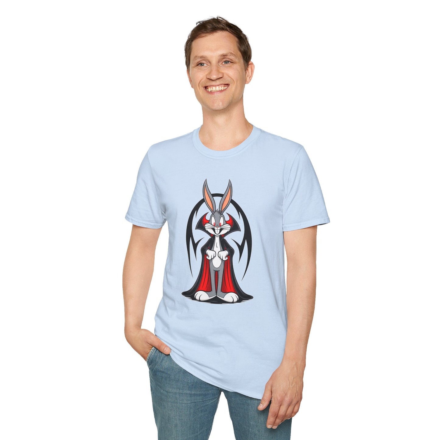 Bugs Bunny Shirt Unisex T Shirt Cartoon Design Gildan Softstyle 64000 Premium Cotton Tee
