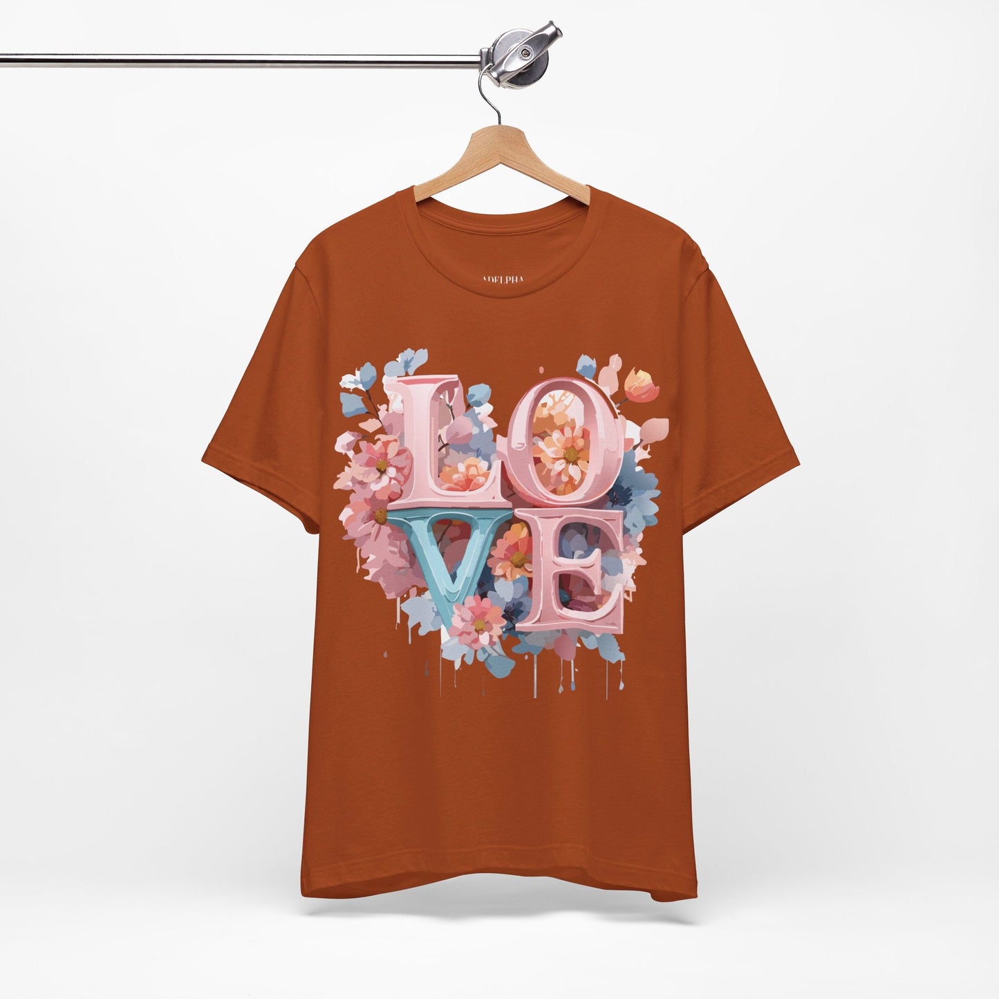 Valentine Graphic Tee Unisex Vintage Inspired Art Design Shirt Adelpha Premium Jersey Short Sleeve