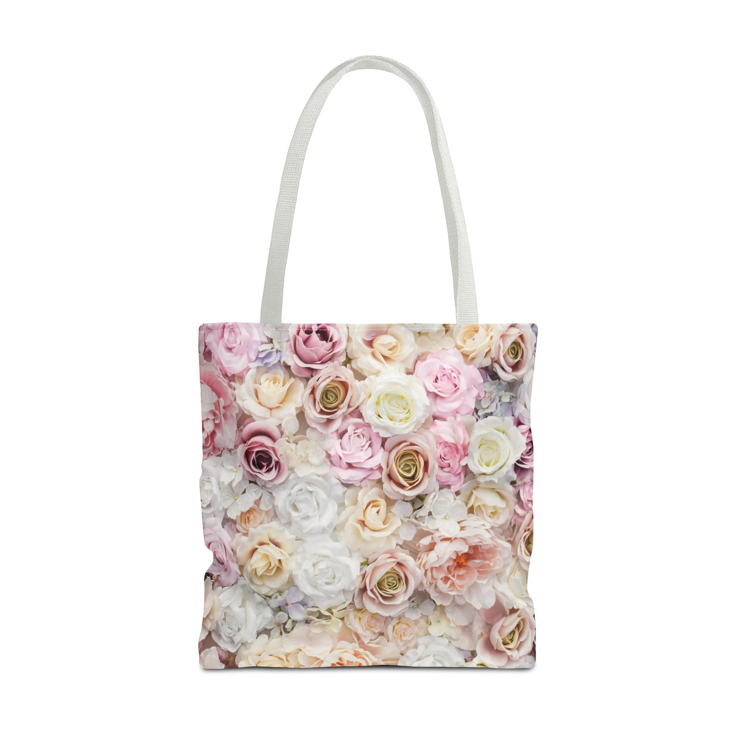 Canvastasche mit floralen Prints 