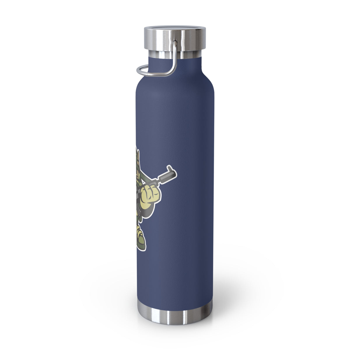 22oz Copper Insulated Water Bottle with Cartoon Design - CV53