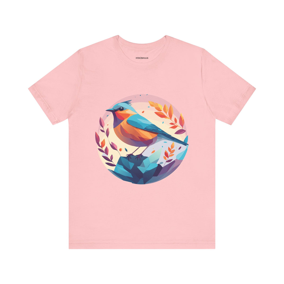 Bird Graphic Unisex Cotton Bella+Canvas Tee with Animal Design ab5