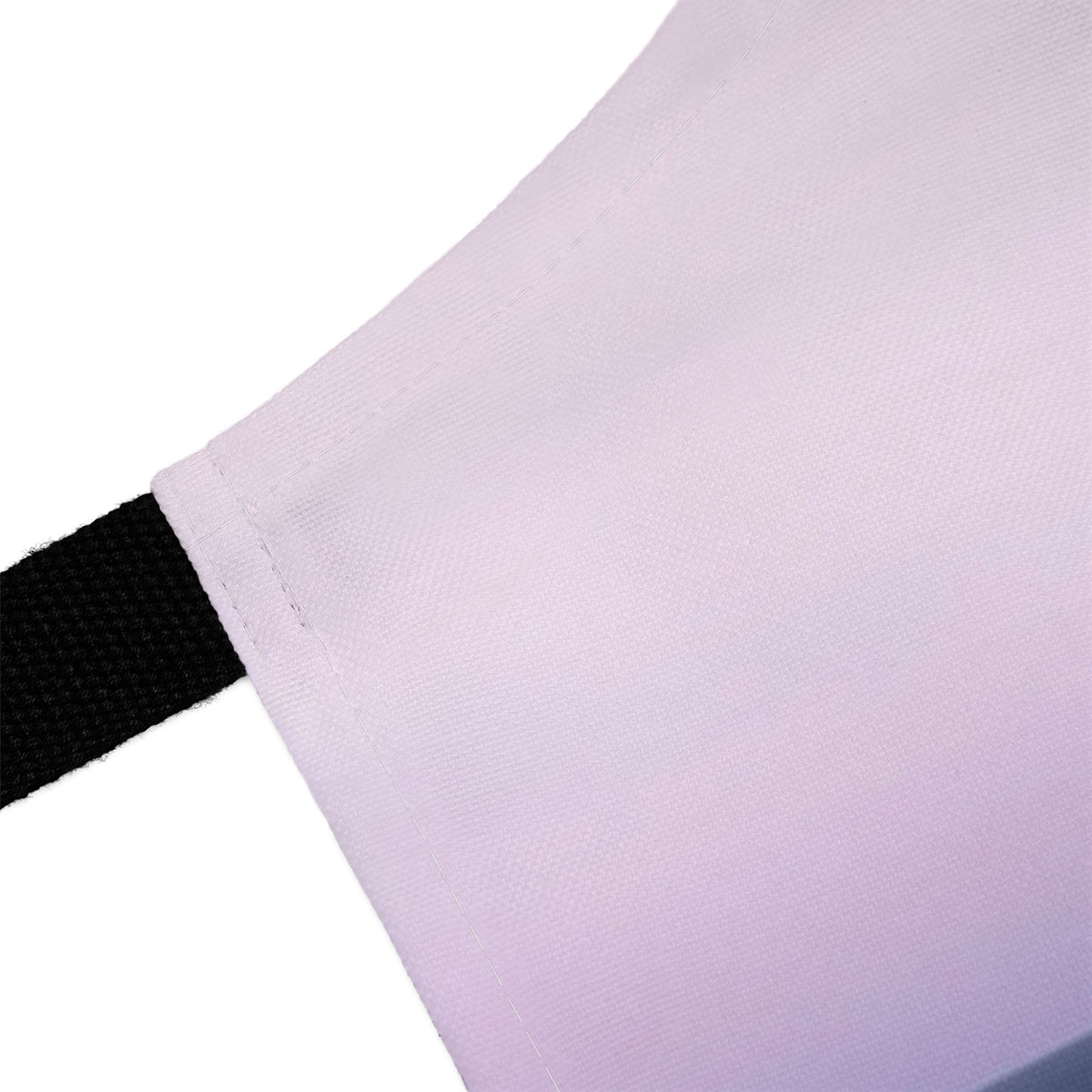 Beachside Supercar Apron — Purple Sports Car Sunset Print Stain-Resistant - Art Print Canvas Apron