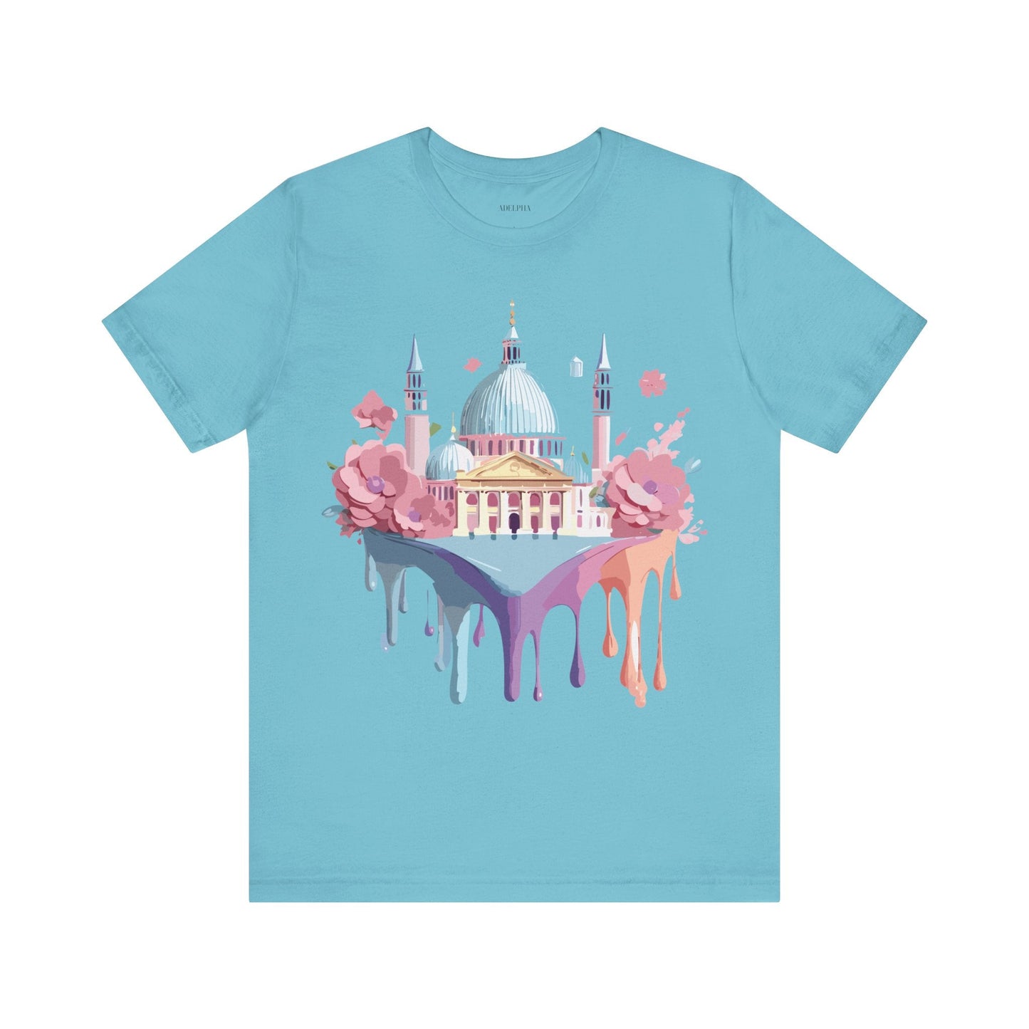 Venice Tourist Shirt Graphic Tee Unisex Adelpha Vintage Inspired Artwork Premium Short Sleeve