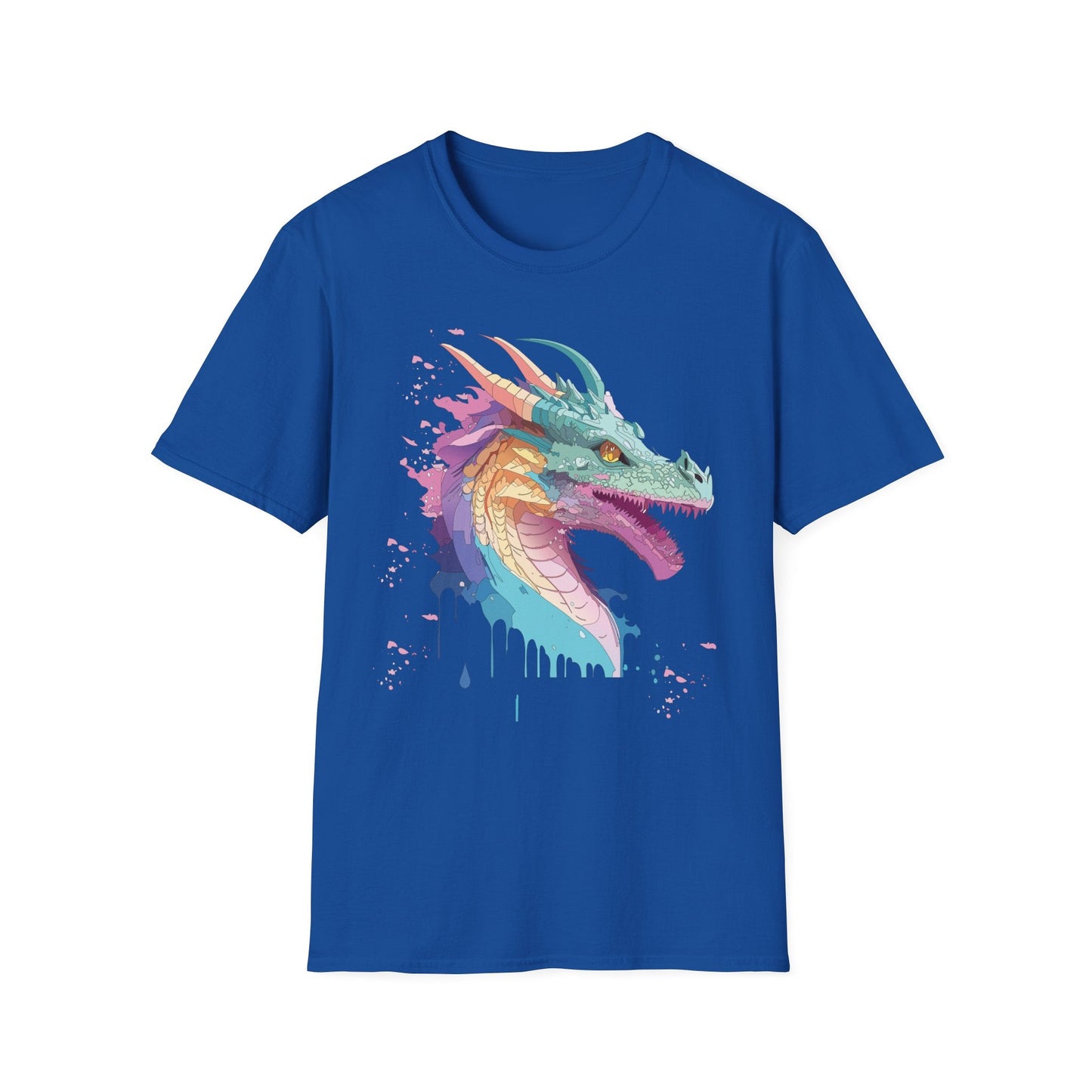 Dragon Graphic T Shirt Unisex Animal Shirt Cotton Softstyle Tee For Everyday Comfort
