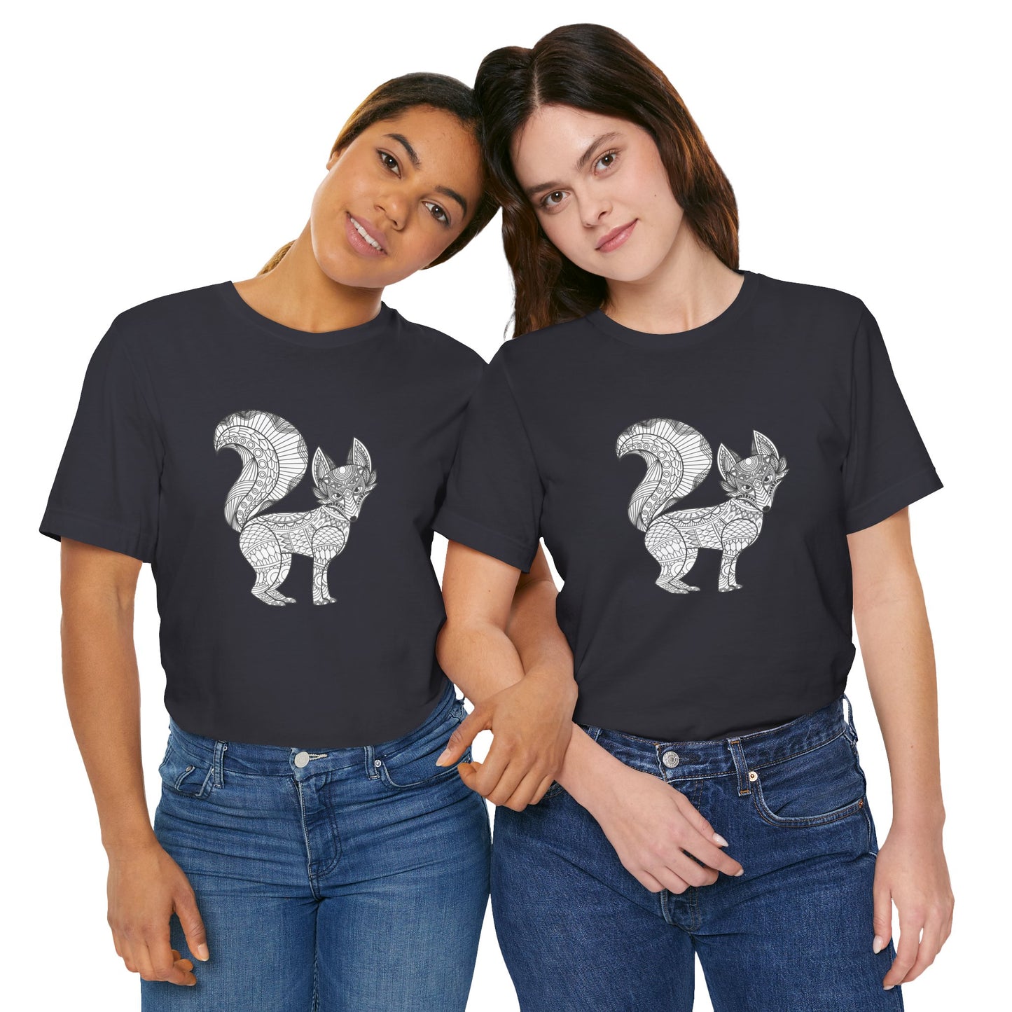 Camiseta unisex con estampado de animales 