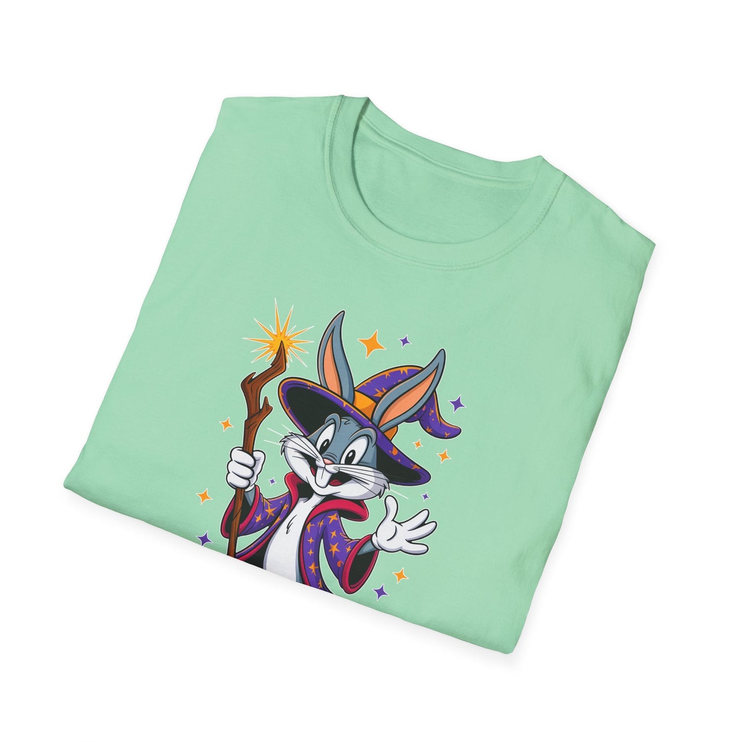 Cartoon Bunny Graphic Unisex Cotton Animal Animation Artwork Design Tee 38
