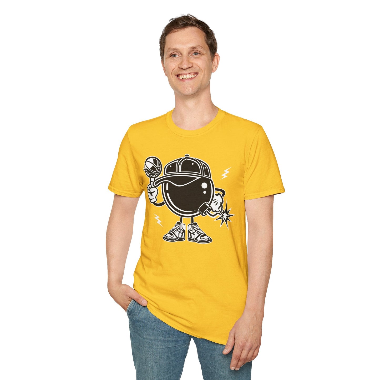 Cartoon Animation T Shirt Unisex Funny Tee Gildan Softstyle 100 Percent Cotton Comfort