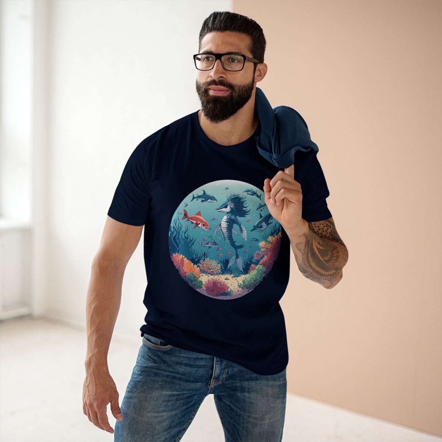 Ocean Shirt Ocean Pacific OP 15 Unisex Premium Cotton Tee With Original Art Design