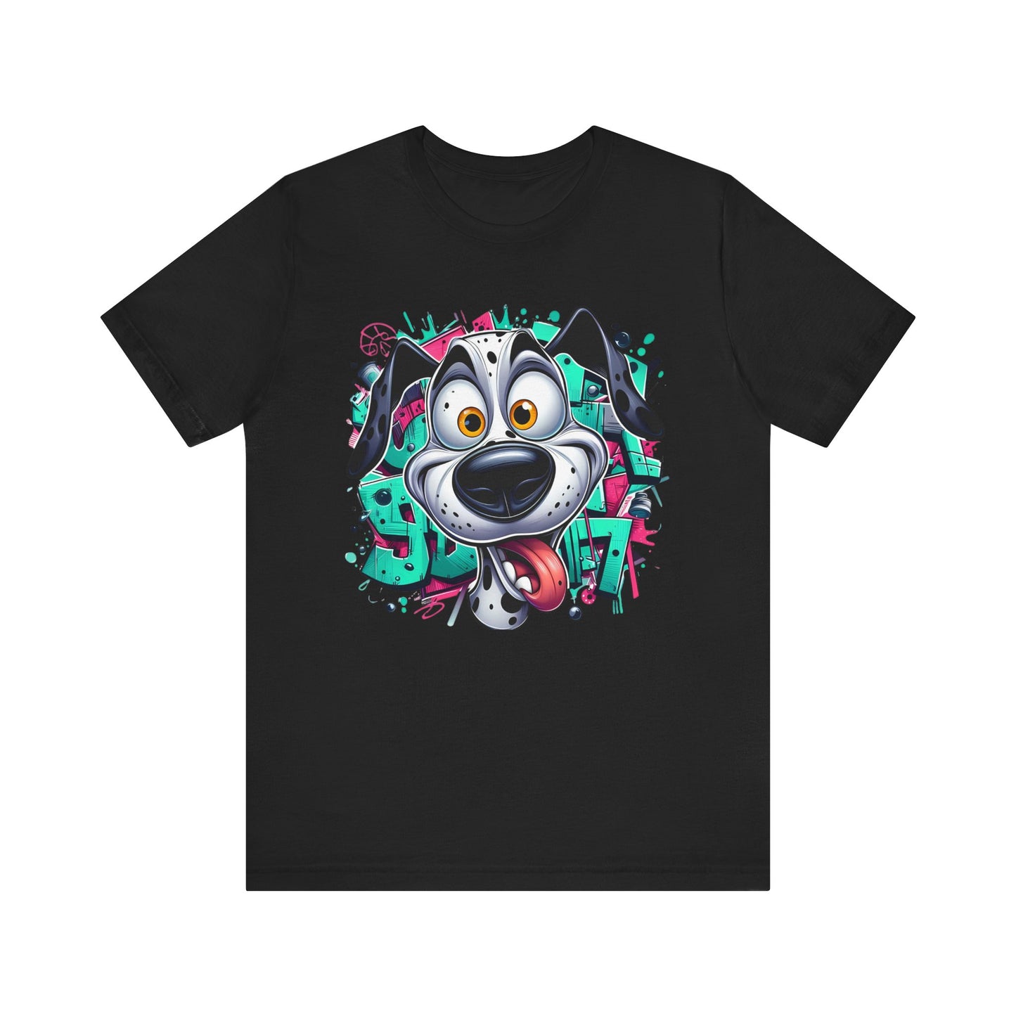 Viki Animal Tees, Dog Tee Shirt, Funny Dog T-Shirt, Art Design Top, Funny Animal T-Shirt, Graphic Tee