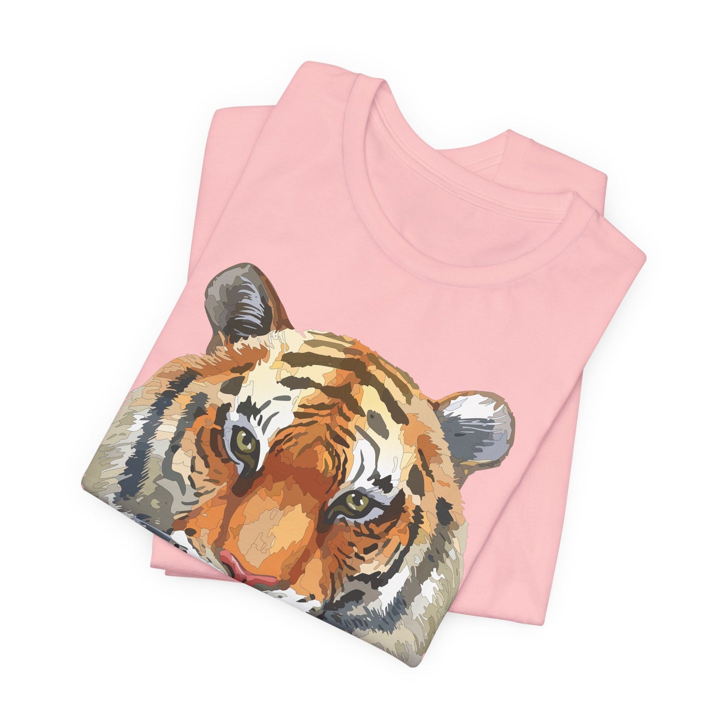 Unisex Tiger Tee, Animal Shirt, Tee Shirt with Tiger, Safari T-Shirt, Animal Tees, Big Cat Shirt, Safari T-Shirt 4
