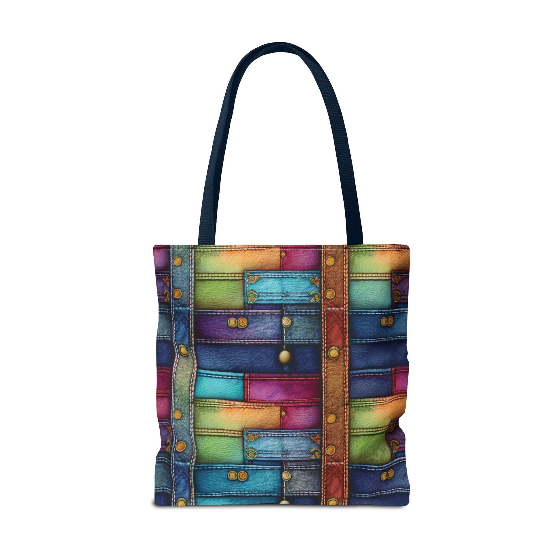 Denim Canvas Bag, Tote Bag Denim Printify