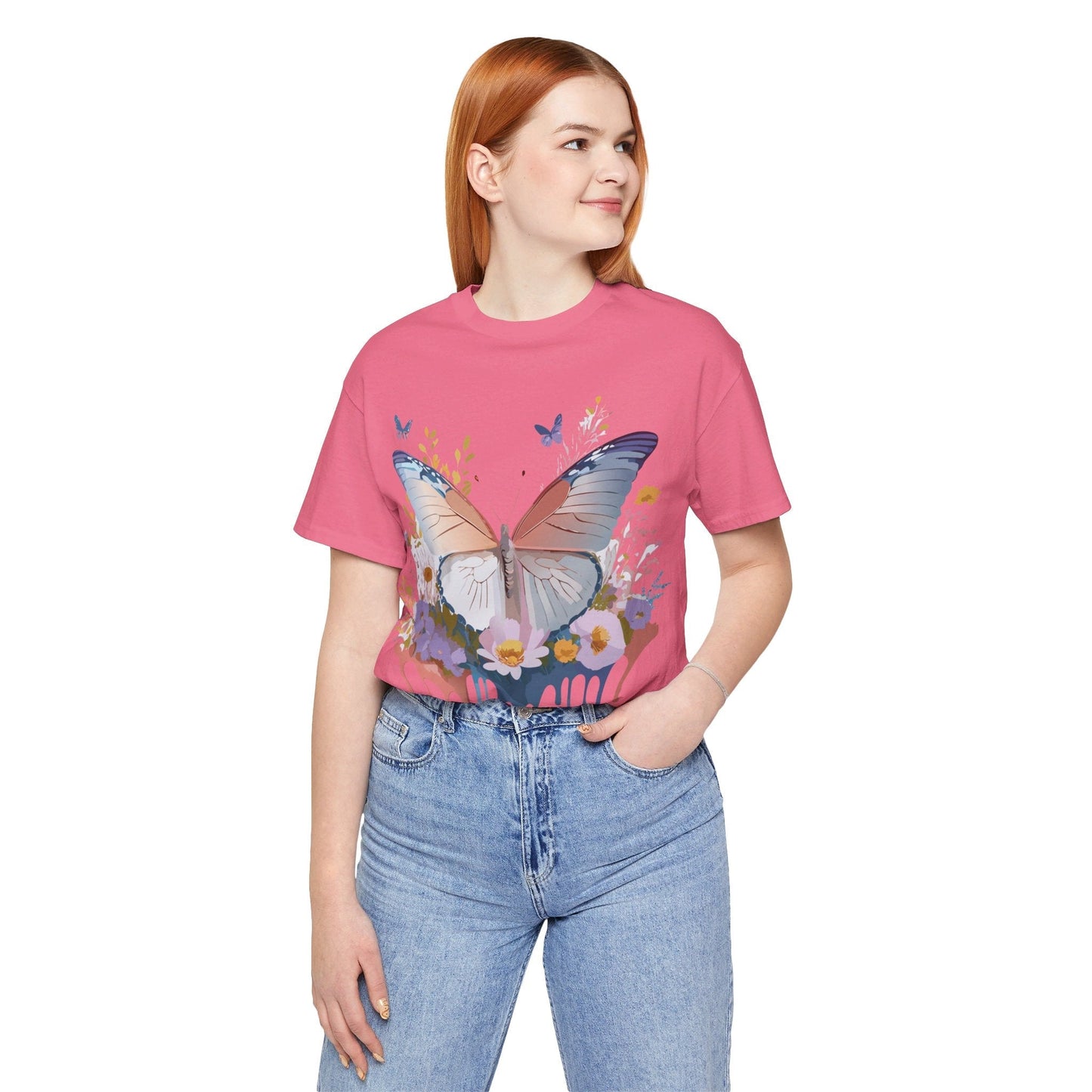 Butterfly Graphic Tee Unisex Vintage Art Design Adelpha Collection