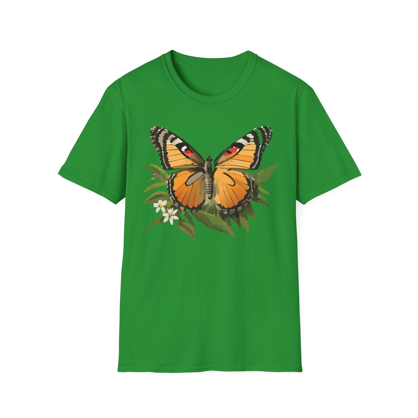 Monarch Butterfly Shirt Unisex Softstyle Tee 100 Percent Ring Spun Cotton Gildan 64000