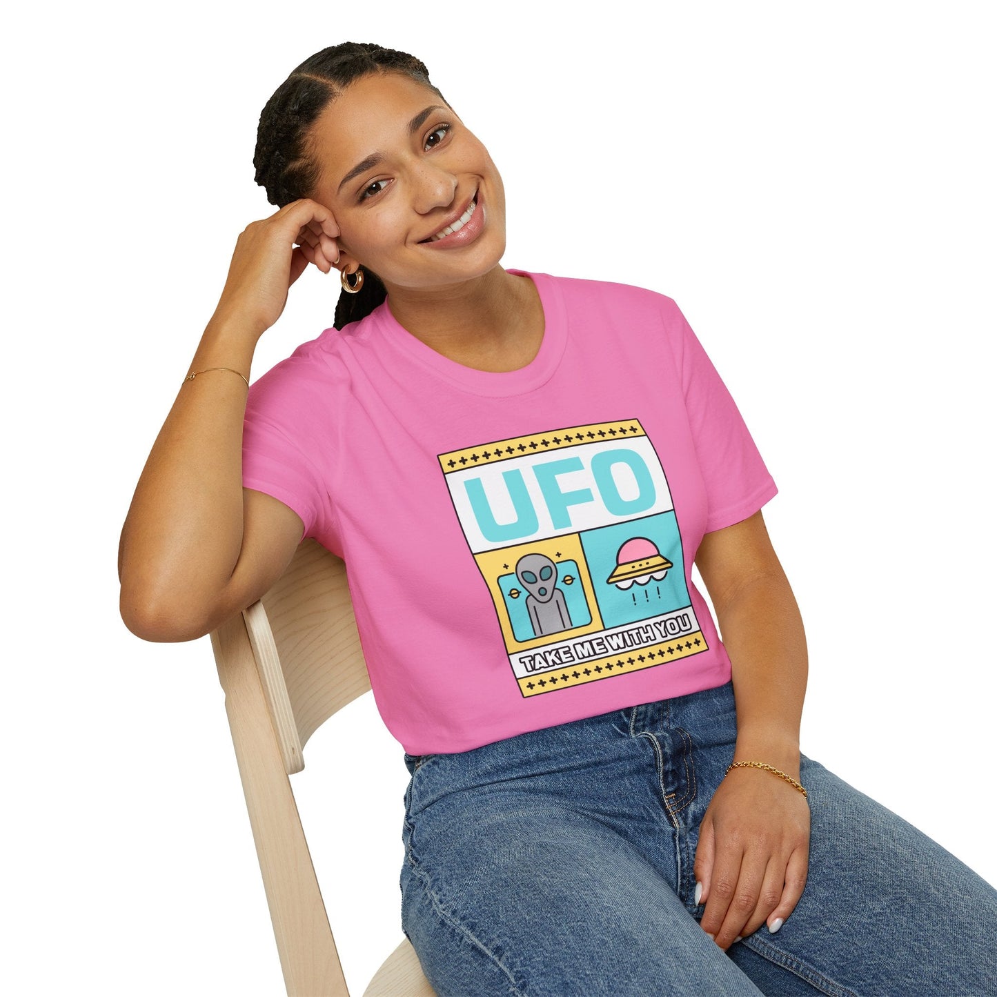 UFO Take Me With You Graphic TShirt