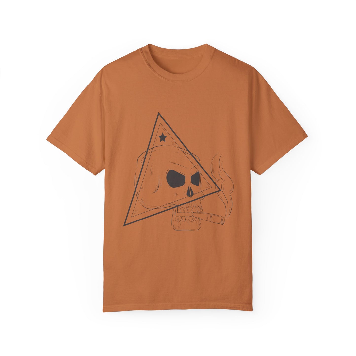 Unisex Cotton Tee Shirt with Skull